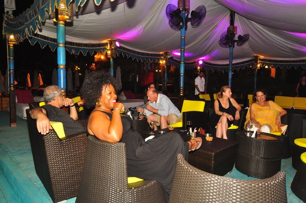 Cinda at the Beach Bar